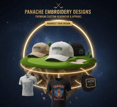 Panache apparel floating island display